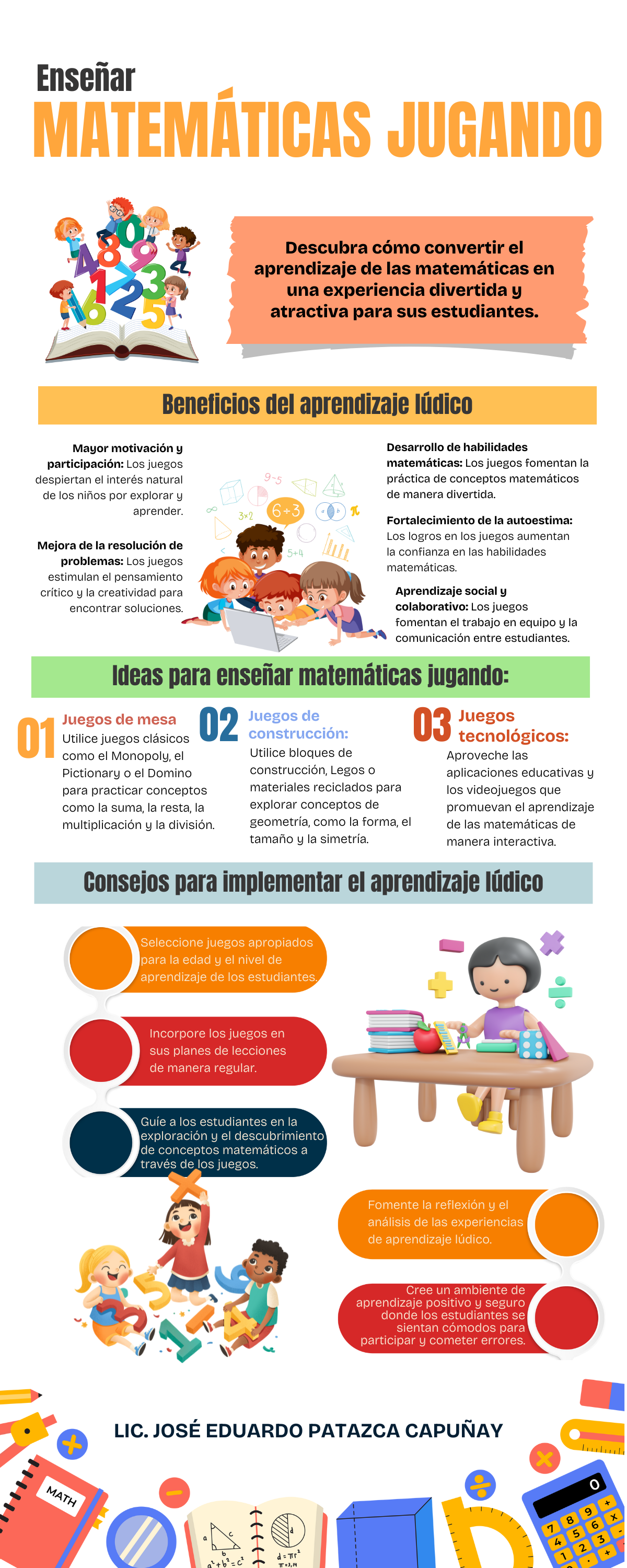 SDR Enseñar matemáticas jugando