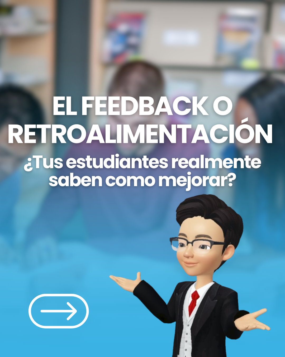 Post para Instagram 3 Tips Dentista Gradiente Moderno Celeste