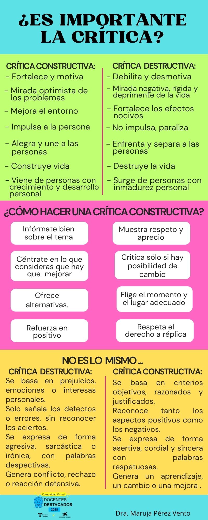 CRITICA CONSTRUCTIVA